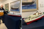 Model of legendary Croatian ship made with LEGO bricks