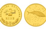Special gold Croatian two kuna coin issued