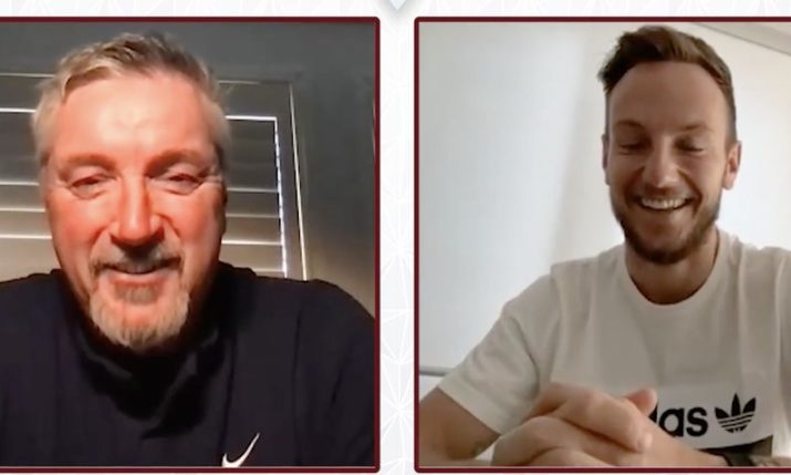 VIDEO: Toni Kukoč and Ivan Rakitić enjoy  chat in English over zoom