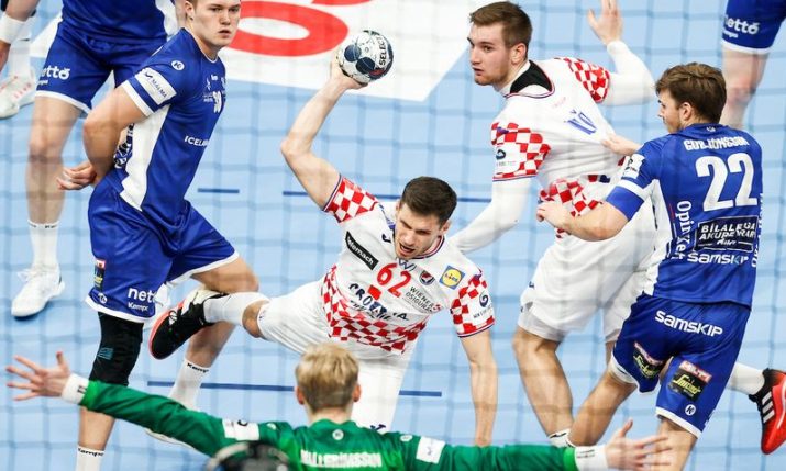 Handball EURO: Croatia beats Iceland 23-22