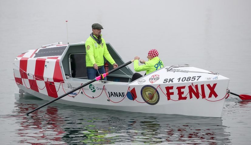 VIDEO: Retired Homeland War officers the first Croats attempting to row across the Atlantic
