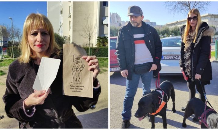 First in Croatia: Split institute which employs disabled produces paper bags for dog waste 