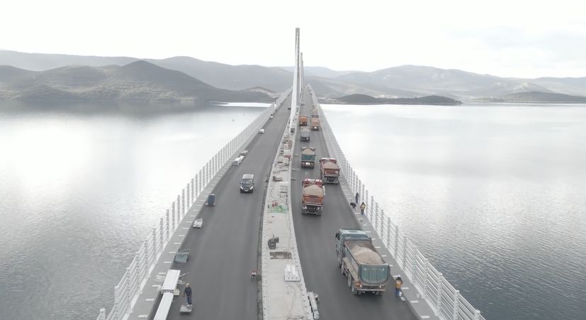Pelješac Bridge gets put to the test 
