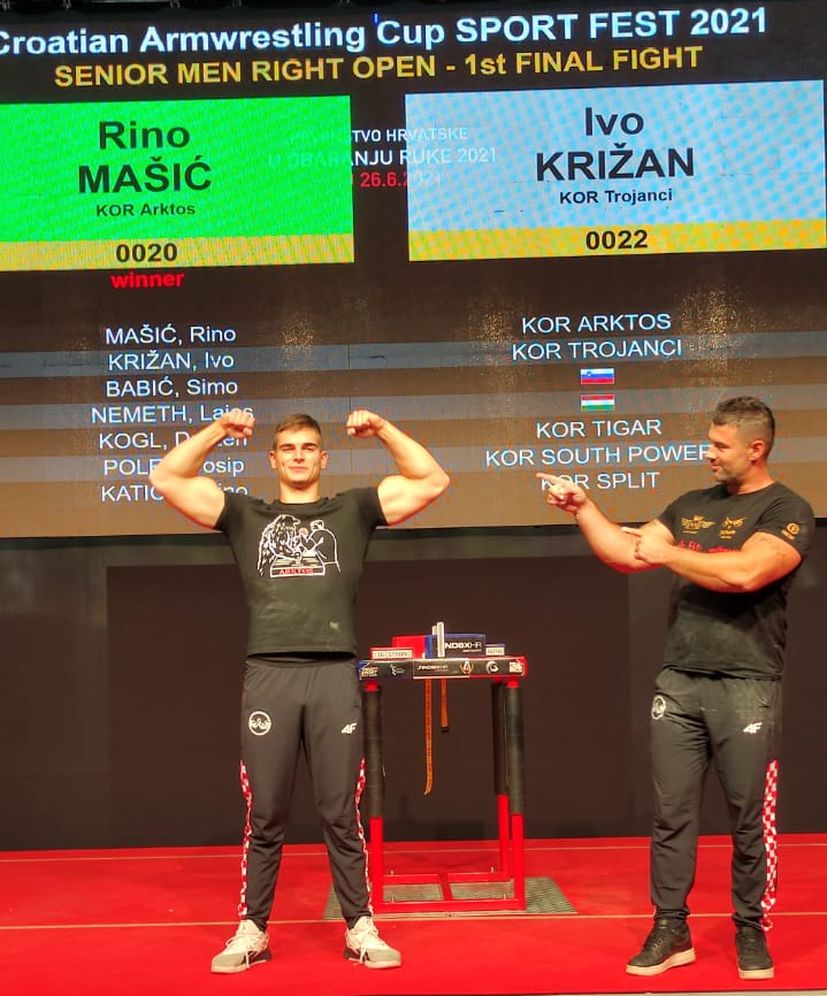 Meet the Croatian who became the world junior armwrestling champion