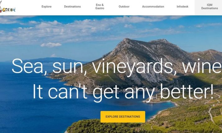 Orebić Tourist Board launch new website