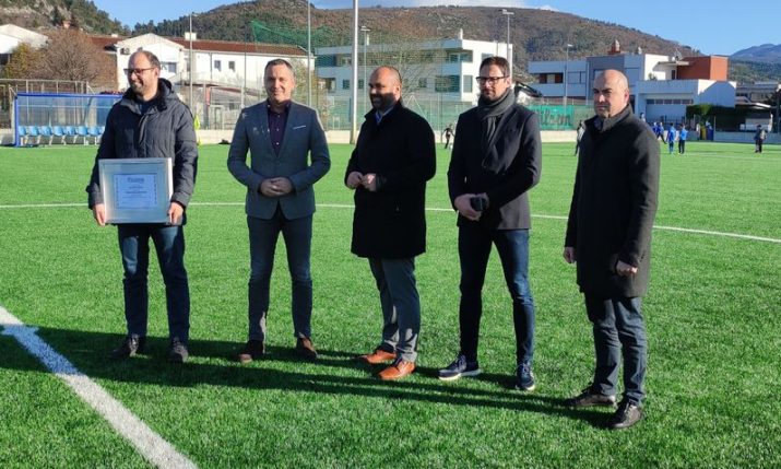 Metković gets new pitch courtesy of HNS and UEFA donation for ‘Friends’ association