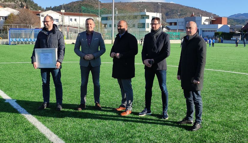 Metković gets new pitch courtesy of HNS and UEFA donation for ‘Friends’ association