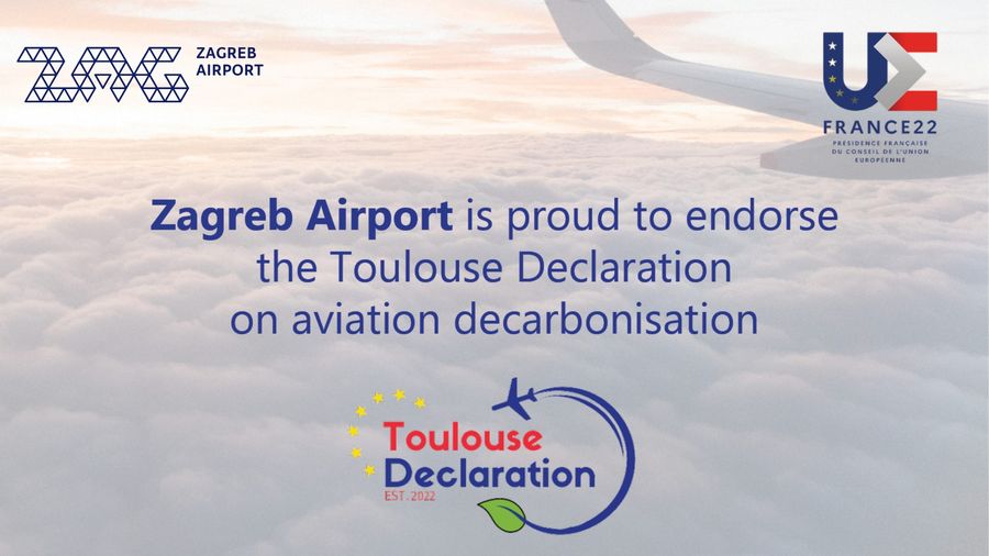 Zagreb Airport endorses Toulouse Declaration on aviation decarbonisation 
