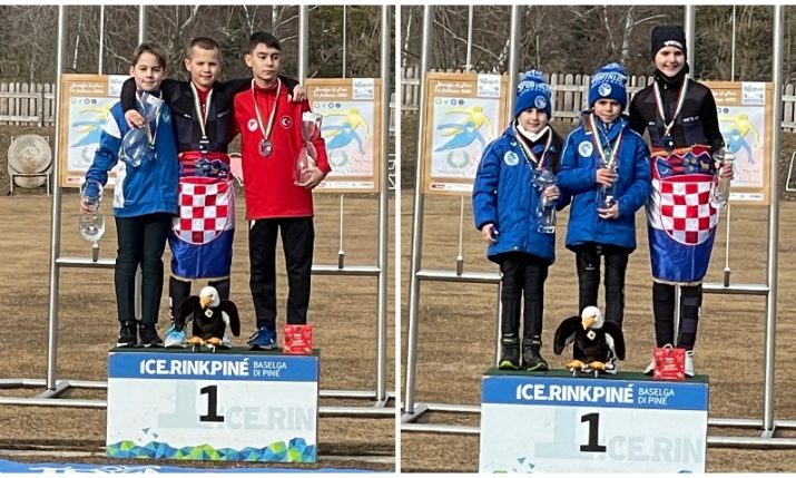 Young Croatian speed skaters win at world’s oldest competition in Italy