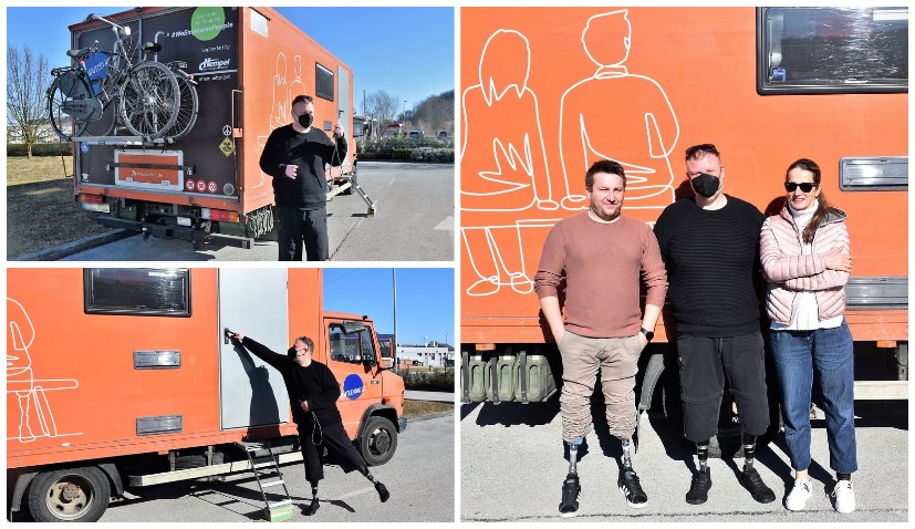 Double amputee arrives in Croatia on unique camper trip around the world 