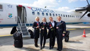 Croatia Airlines marks International Women's Day with passengers and staff