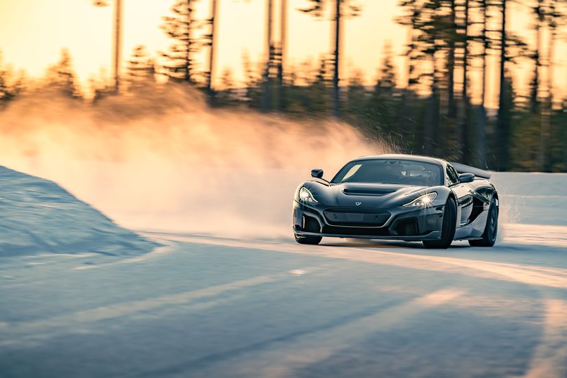 Check out Rimac Nevera testing near the Arctic Circle