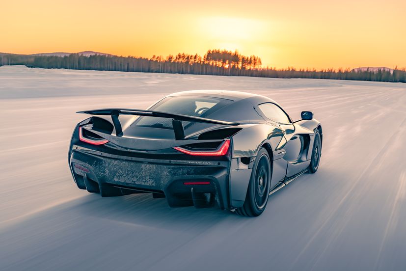 Check out the Rimac Neveratest near the Arctic Circle