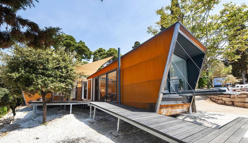 A new type of camping: Glamping homes in Rovinj adapt to their natural surroundings and are designed in Croatia