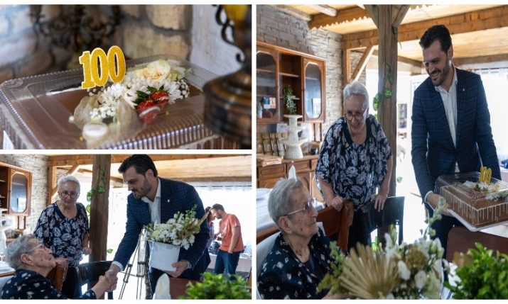 100 years old and living on her own – Marija Stanić celebrates her birthday with family and friends   