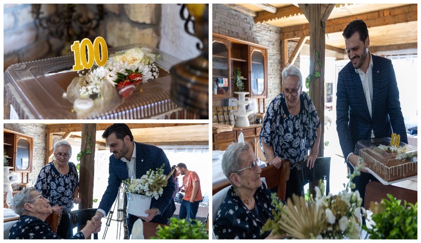 100 years old and living on her own - Marija Stanić celebrates her birthday with family and friends   