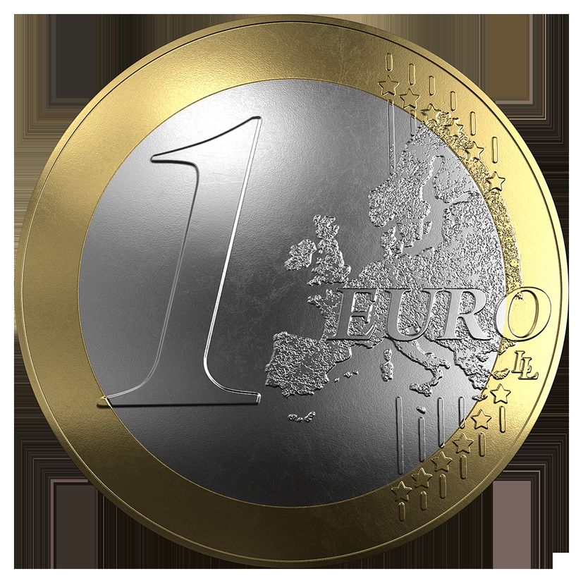 Croatian national design of selected 1 euro coin
