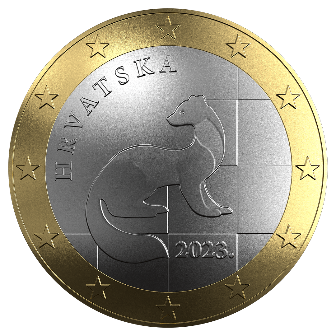 Хорватия евро 2023 монеты. 1 Евро 2023 Хорватия. Монета 2 евро Хорватия. 2 Евро 2023 Хорватия. 1 в евро можно