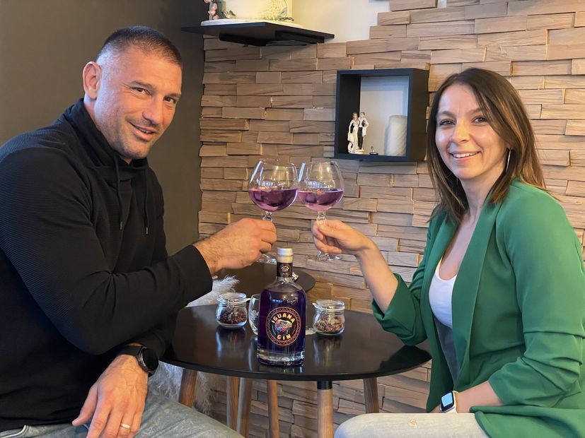 Meet Iva and Neven - the Croatian couple behind colour-changing gin 