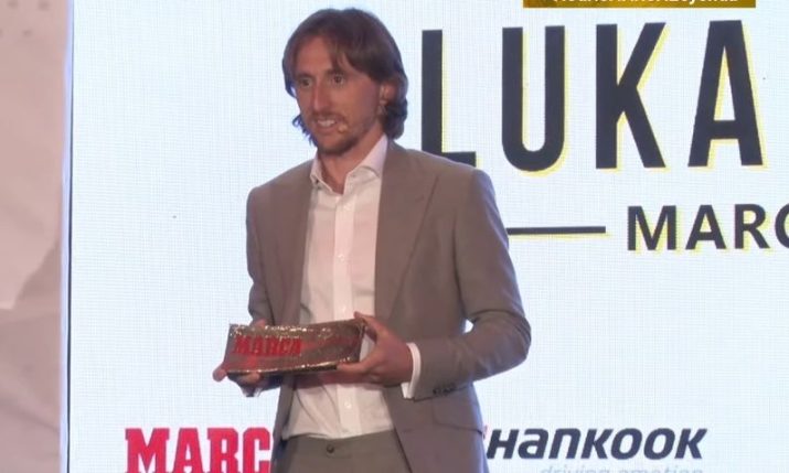 VIDEO: Luka Modrić wins the Marca Leyenda award in recognition of his outstanding career