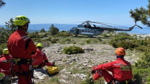 Croatian Mountain Rescue Service helicopter duty starts earliest in its history