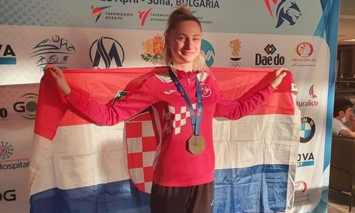 European taekwondo gold for Croatia’s Lena Stojković and Ivan Mikulić