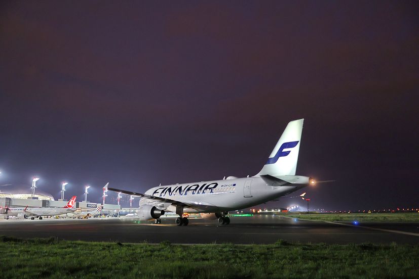 Finnair inaugural flight from Helsinki to Zagreb 