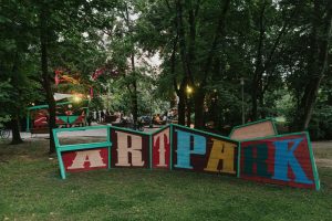 Art park circus at Ribnjak in Zagreb