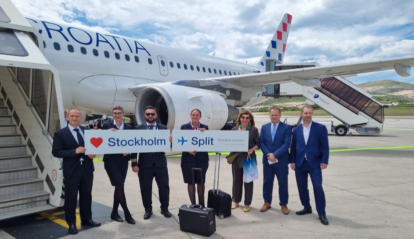 Croatia Airlines introduces new routes from Split to Stockholm and Bucharest