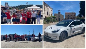 Nikola Tesla EV Rally Croatia 2022 starts in Rovinj