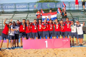 Croatia wins in USA winning the beach handball World Games