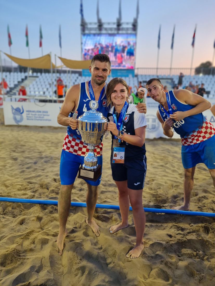 Meet top young Croatian handball and football physio Lukrecija Čurek 