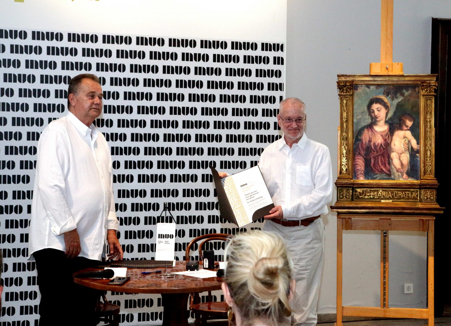 La peinture de la Vierge à l'enfant devient la propriété permanente du musée croate