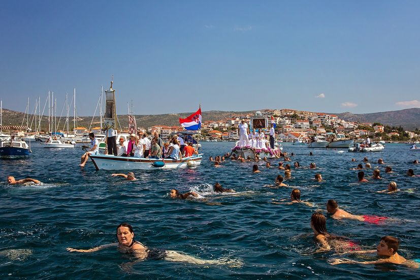 300-year-old tradition held in the Croatian coastal town of Rogoznica