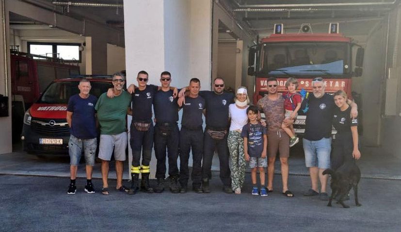 Brač firefighters win ‘Pride of Croatia’ award for act of kindness which left tourists blown away 