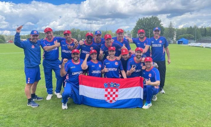 Croatia beats Serbia in their first ever cricket T20 International 