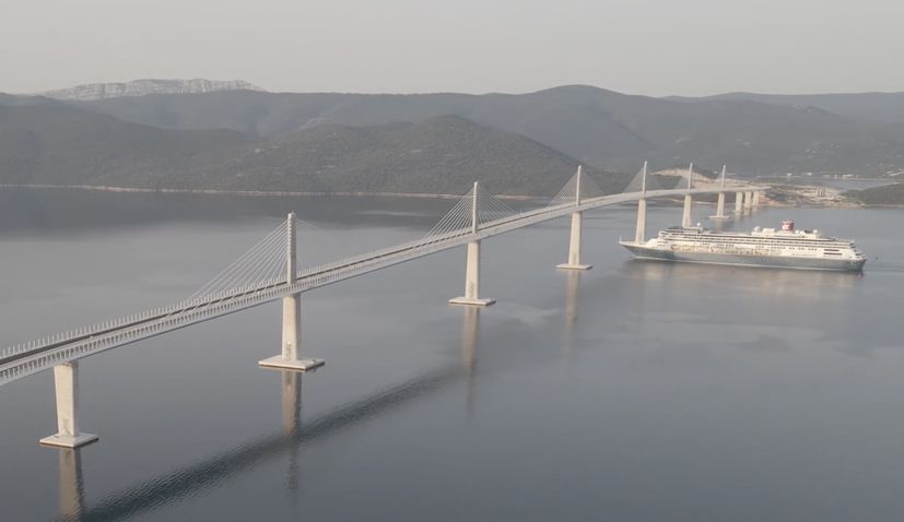 Pelješac Bridge hits milestone with three million vehicles crossing