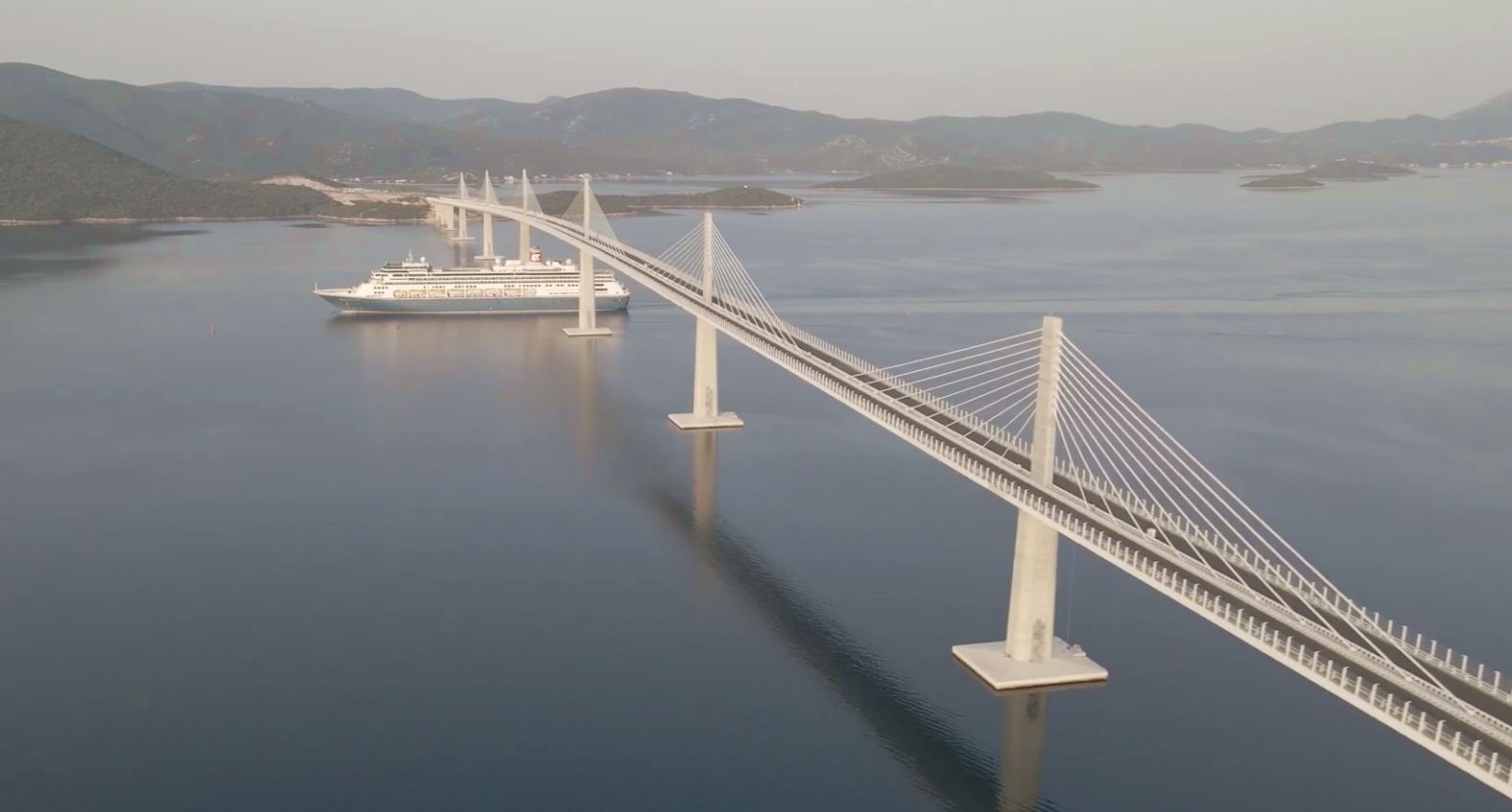 Rimac Nevera becomes first car to cross Peljesac Bridge on opening day