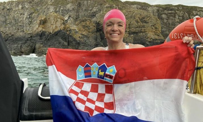 Dina Levačić becomes first Croatian to swim the North Channel