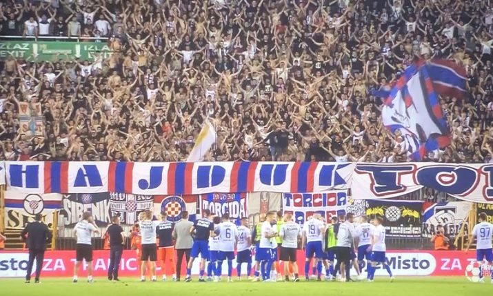 Hajduk fans set record in UEFA Europa Conference League qualifier victory