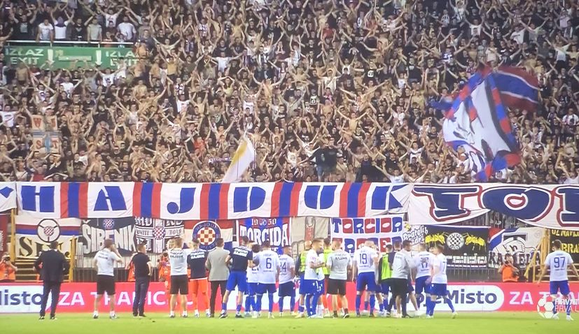Hajduk fans set record in UEFA Europa Conference League qualifier victory