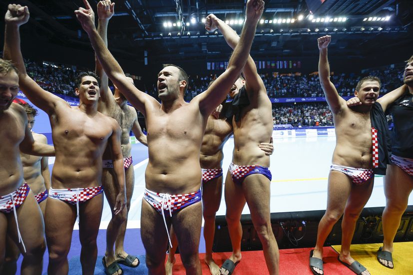 Croatia are the water polo champions of Europe 