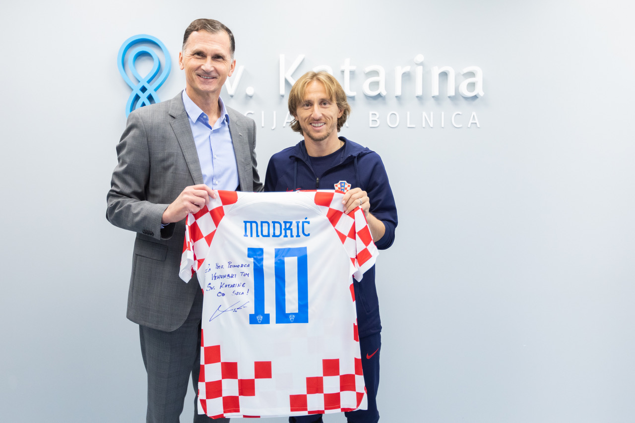 Luka Modrić named St. Catherine Specialty Hospital's global ambassador  
