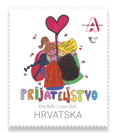 6th grader Ema wins Croatian stamp design competition