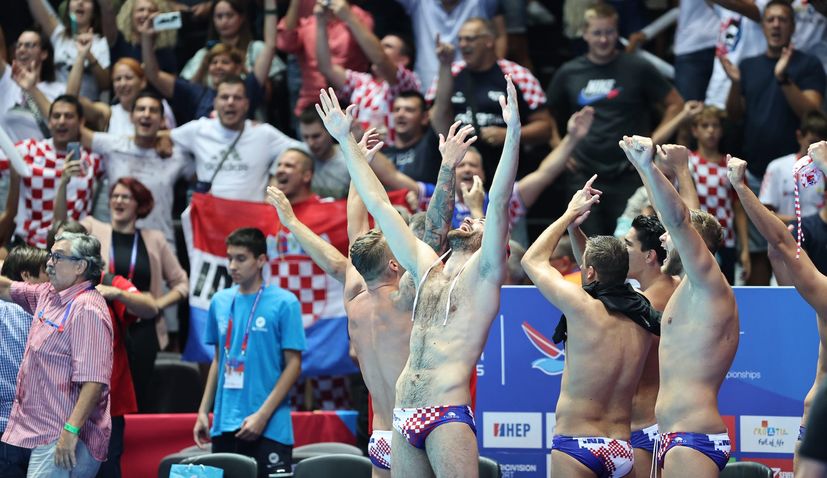 Croatia are the water polo champions of Europe 