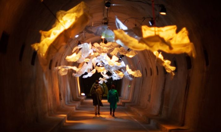 Unique upcycling art installation springs to life in Zagreb’s Grič tunnel