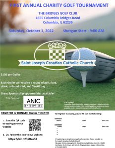 Saint Joseph Croatian Catholic Church First Annual Golf Tournament
