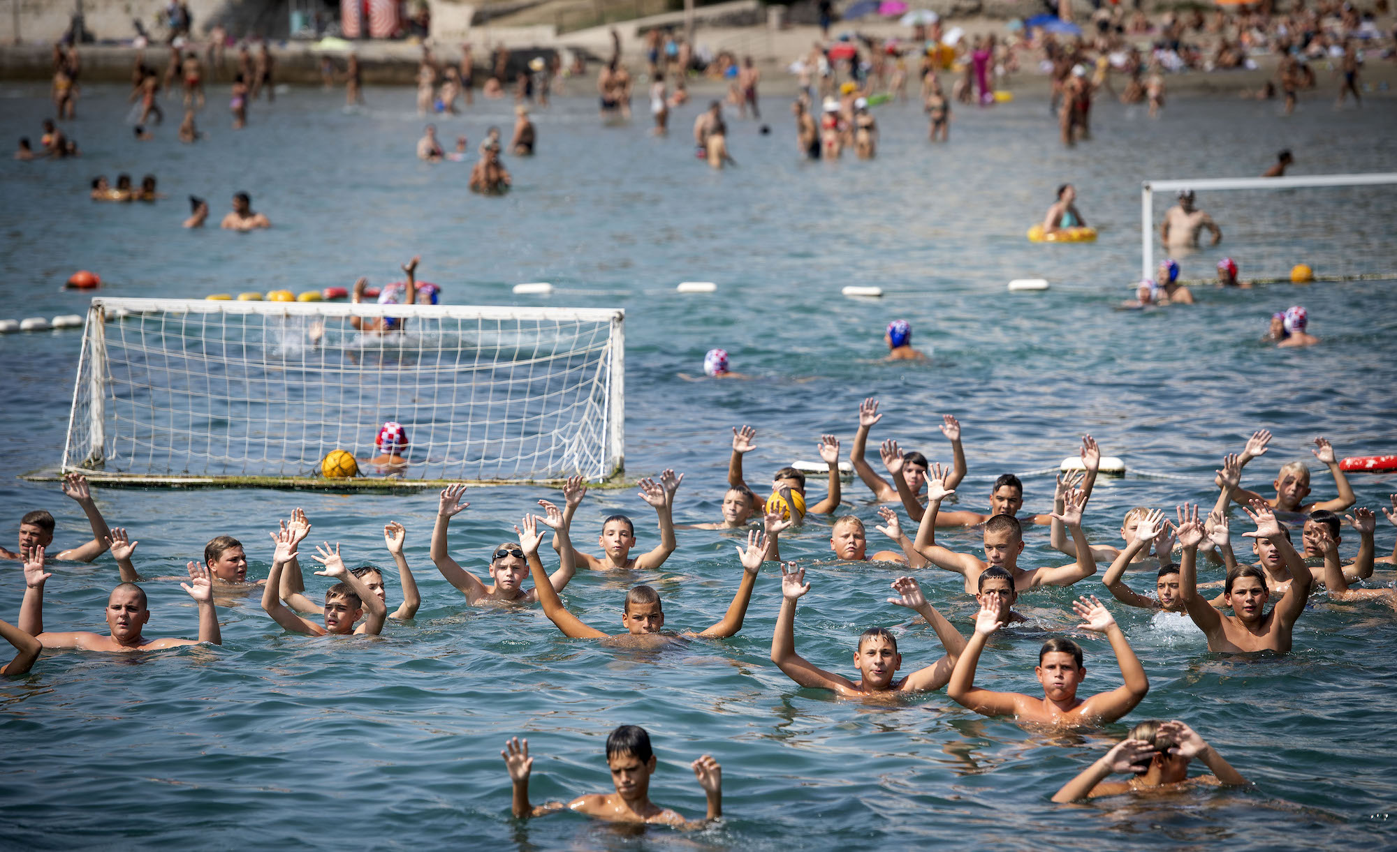 Croatian water polo stars of the future in Split 