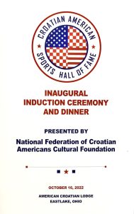Inaugural Croatian-American Sports Hall of Fame induction held 