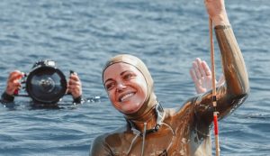 Croatian Mirela Kardašević breaks world record in CNF freediving discipline